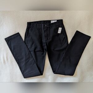 NWT GAP 29x34 Skinny Cut Chinos, Black, 100% Cotton